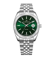 ROCHE MONTRE RMG6009-03 SWISS MADE SAFİR CAM YEŞİL KADRAN ÇELİK ERKEK KOL SAATİ