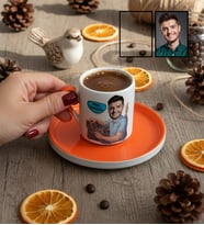 Kişiye Özel Şoföre Hediye Türk Kahvesi Fincanı Doğum Günü Hediyesi