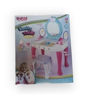 DOLU VANİTY TABLE & STOOL SET ÇOCUK MAKYAJ MASASI
