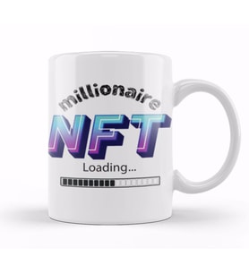 Non fungible Token Nft Crypto Currency Mining GIFT Bitcoin Ethereum Kupa Bardak Porselen
