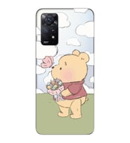 Redmi Note 11 Pro Uyumlu Winnie The Pooh Tasarımlı Şeffaf Telefon Kılıfı