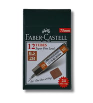 Faber Castell Super Fine Min Kalem Uçu Siyah 0.5 mm 2B 12Li