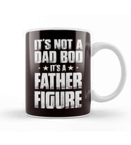 Dad Bod Figure Father Papa Daddy Poppa Stepdad Father´s Day Kupa Bardak Porselen