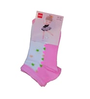 6 Çift Şirin Kız Çocuk Patik Çorap 2309 (Karışık)