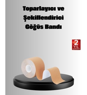 Askısız Görünmez Göğüs Bandı – Dekolteli Kıyafetler İçin Destekleyici Bant