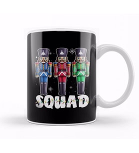 Nutcracker Squad Christmas Ballet Dance Matching Xmas Gift Kupa Bardak Porselen