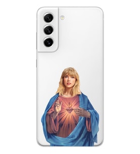 Samsung Galaxy S22 Uyumlu Taylor Swift Desenli Şeffaf Telefon Kılıfı