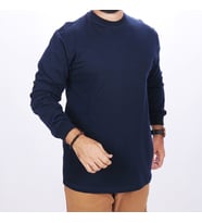 Sweatshirt 2 İplik 0 Yaka Lacivert