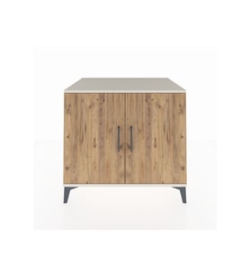 Kronos Şifonyer Tek Raflı 2 Kapaklı 88x59x80 Aytaşı-Çam