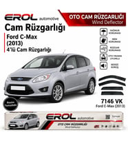 Ford C-Max (2013) 4'lü Mugen Cam Rüzgarlığı