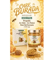 Aksuvital - Propolis & Arı Sütü & Arı Poleni Ham Bal Karışımı 235 Gr (7000 miligram)