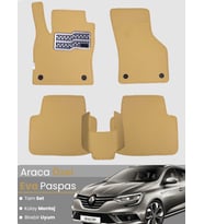Renault Megane 4 Hatchback (2016-2025) Uyumlu EVA Paspas Tam Set–Araca Özel Tasarım,Kolay Montaj