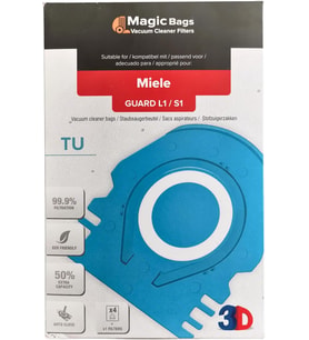 Lexroo Miele Uyumlu TU Guard L1 - Guard S1 - CO Guard M1 Toz Torbası ve Mikro Filtre 12557060