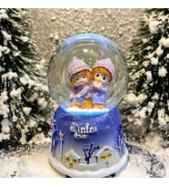 Winter Love Işıklı Müzikli Kar Küresi