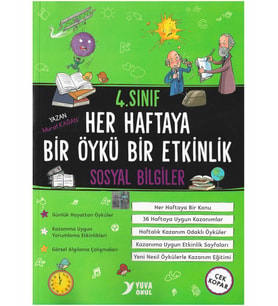 Yuva Yayınları 4. Sınıf Sosyal Bilgiler Her Haftaya Bir Öykü Bir Etkinlik 