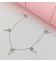 KALBİMİN ANAHTARI 925 AYAR GÜMÜŞ KOLYE
