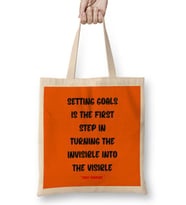 Motivational Quotes Sayings Words Gifts - Entrepreneurs İnspiration Success Work Typography Gifts Bez Çanta Uzun Saplı