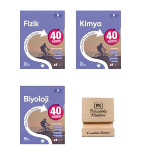 Okyanus 9. Sınıf 40 Seans Fizik Kimya ve Biyoloji Konu Özetli Soru Bankası 3lü Set + Telefon Standı