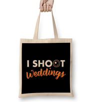 Funny I Shoot Weddings Cute Wedding Photographer Bez Çanta Uzun Saplı