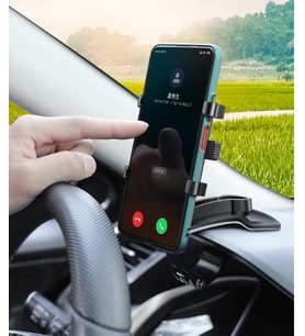 Araba Gösterge Üstüne Takılan 360 Oynar Başlıklı Telefon Tutucu