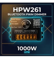 220 Volt 1000 Watt Modül Neon ve Şerit Led Bluetooth ve Manuel HPW261 Dimmer
