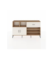 Arges Konsol 6 Raflı Tek Çekmeceli 2 Kapaklı 176x30x99 Çam-Aytaşı