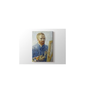 Vincent Van Gogh - Self Portrait As A Painter 1887-1888 50 X 70 cm