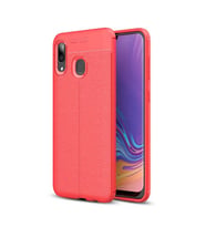 Samsung Galaxy A30 Uyumlu Kılıf Zore Niss Silikon Kapak (Kırmızı)