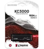 1TB KINGSTON KC3000 M.2 NVMe PCIe 4.0 SKC3000S/1024G 7000/6000MB/s