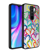 Xiaomi Redmi Note 8 Pro Kılıf Aynalı Desenli Kamera Korumalı Parlak Zore Mirror Kapak Kalp