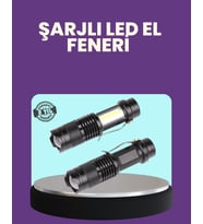Suya Dayanıklı 4 Modlu Mini LED El Feneri