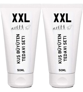 Kuşxll Cream 2 Adet Erkeklere Özel Enine-Boyuna-Hacmine Pe.Nismasaj Bakımkremi 50 Ml