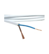 2 x 1,5 Ttr Kablo - Tam Bakır - Beyaz - 5 Metre