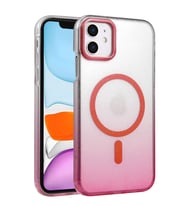 Newface Apple iPhone 12 Glossy Magsafe Kapak - Pembe