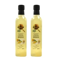 Tarihi SultanAhmet Baharatçısı Maydanozlu Sarımsaklı Limon Sirkesi 2x500 ml – %100 Katkısız Doğal  Özel Üretim