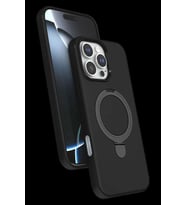 iPhone 16 Pro Regal Magsafe Standlı Kapak - Siyah