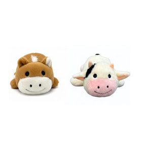 Kızılkaya Çift Taraflı İnek Peluş Oyuncak 23 cm 2505152 (Çok Renkli)