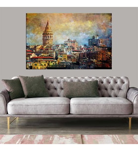Miyrem Exclusive Serie"  Eski İstanbul Kanvas Tablo