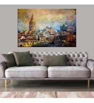 Miyrem Exclusive Serie"  Eski İstanbul Kanvas Tablo