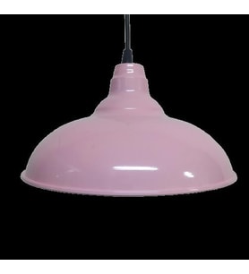 Retro Metal Sarkıt Avize Rustik Tekli Sarkıt Açık Pembe (Burnt Olive)