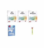 3D Yayınları AYT Fizik+AYT Kimya+AYT Biyoloji Deneme Tamamı Video Çözümlü