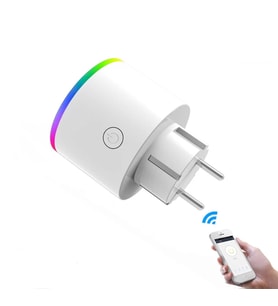 Fulltech Fsm2 Rgb Ledli 3680W Akıllı Wi-Fi Kontrollü Priz