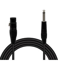 Magicvoice LD379 XLR Canon Dişi - 6.3 Mm Mono Erkek 1 Metre Kablo