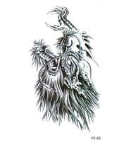 FF-053 ORTA BOY EJDERHA DESEN GEÇİCİ DÖVME-TATTO
