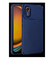 Galaxy Xcover 7 Kılıf Auto Focus Karbon Kapak - Lacivert