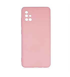 Coverzone Samsung Galaxy A51 ?le Uyumlu K?l?f Z-Mara Lansman Vieri Tam Koruma Arka Kapak Kamera Koruma �?k?nt?l? P�r�zs�z Y�zey Pembe