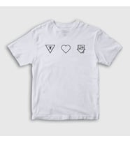 Presmono Unisex Çocuk Beyaz Logo V2 The Neighbourhood T-Shirt 176127tt (Beyaz)
