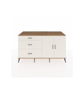 Kronos Konsol 2 Raflı 3 Çekmeceli 2 Kapaklı 176x59x99 Çam-Aytaşı