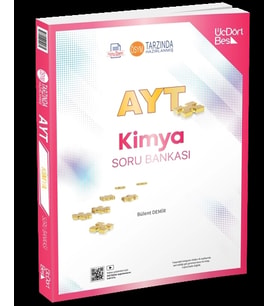 ÜçDörtBeş Yayınları AYT Kimya Soru Bankası Yeni