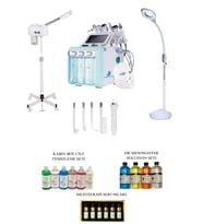 Hydrafacial 8in1 + Vapozon Buhar + Büyüteçli Loop Lamba (Amerikan Cilt Bakım Seti)